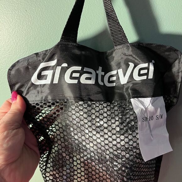 Greatever Small Black Snorkel Mask NEW Snaps In Place - Picture 9 of 15